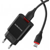 Borofone BA20A 2.1A Black 1USB зарядное устройство Borofone BA20A 2.1A Black 1USB зарядное устройство