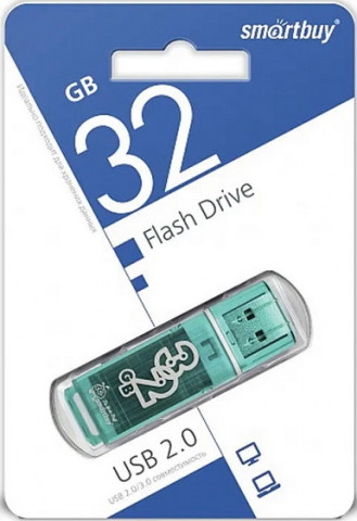 Smartbuy USB2.0 Flash drive 32Gb Glossy Green
