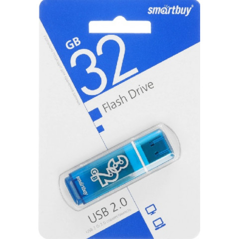 Smartbuy USB2.0 Flash drive 32Gb Glossy Dark blue Smartbuy USB2.0 Flash drive 32Gb Glossy Dark blue