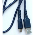 Hoco X59 Victory USB micro USB/2.4A 1m синий кабель