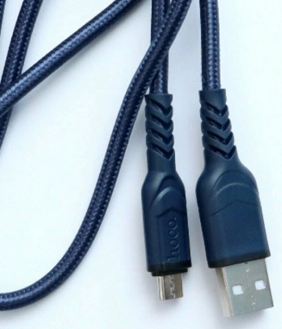 Hoco X59 Victory USB micro USB/2.4A 1m синий кабель Hoco X59 Victory USB micro USB/2.4A 1m синий кабель