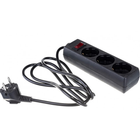 Exegate SP-3-1.8B сетевой фильтр, черный Exegate SP-3-1.8B сетевой фильтр, черный