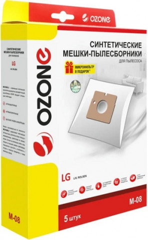 Ozone micron M-08 пылесборники (5 штук) LG Ozone micron M-08 пылесборники (5 штук) LG