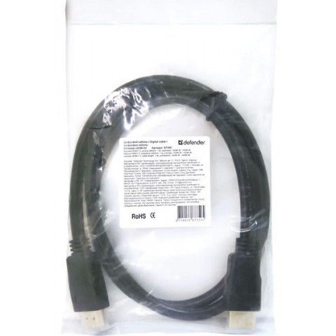 Defenfer HDMI-03 арт.87350 1m HDMI-HDMI кабель Defenfer HDMI-03 арт.87350 1m HDMI-HDMI кабель