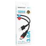 Borofone BX110 USB - Type-C 1m черн/3A кабель