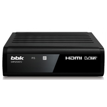 BBK SMP025HDT2 черный DVB-T2 приемник BBK SMP025HDT2 черный DVB-T2 приемник