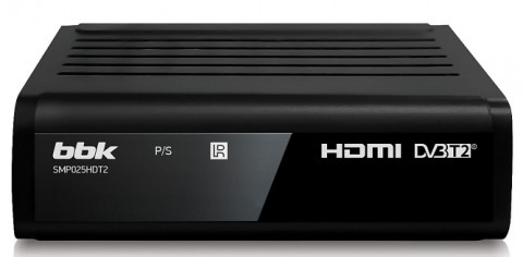 BBK SMP025HDT2 черный DVB-T2 приемник