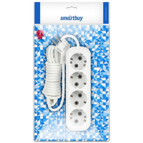 Smartbuy SBE-16-4-05-Z 4 розетки, 5м,с/з удлинитель