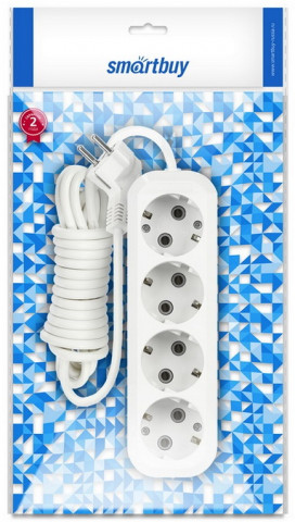 Smartbuy SBE-16-4-05-Z 4 розетки, 5м,с/з удлинитель