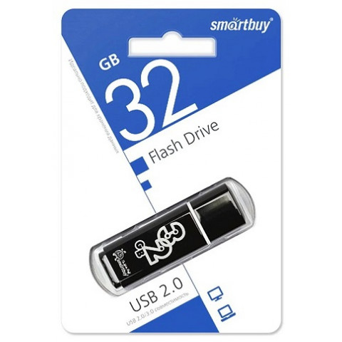 Smartbuy USB 2.0 32Gb Glossy Black флешка