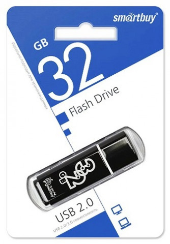 Smartbuy USB 2.0 32Gb Glossy Black флешка
