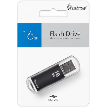 Smartbuy USB 2.0 16Gb V-Cut Black флешка