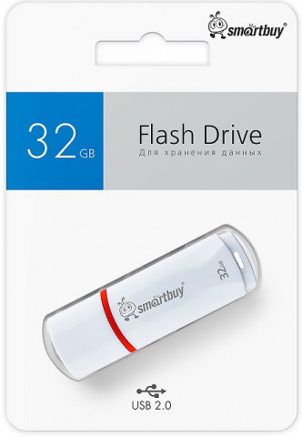Smartbuy USB 2.0 32Gb Crown white флешка 