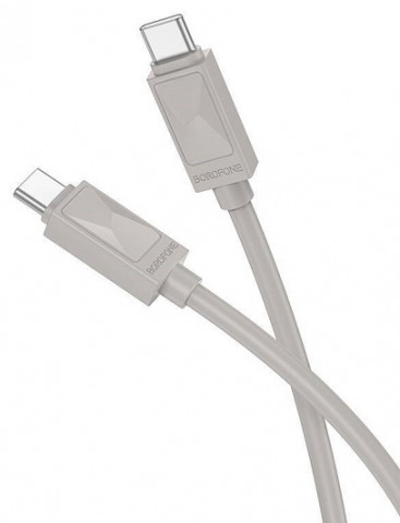 Borofone BX109 USB - Type-C 1m серый/5A кабель