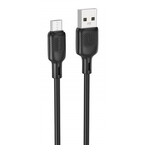 Borofone BX113 USB-micro USB 2m черн /2,4A кабель