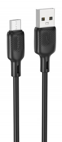 Borofone BX113 USB-micro USB 2m черн /2,4A кабель
