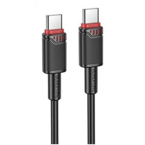 Borofone BX110 Type-C-Type-C 1m черн/3A 60Вт кабель