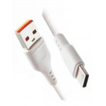 GoPower GP01T USB (m)-Type-C (m) 1.0м 2.4A белый кабель