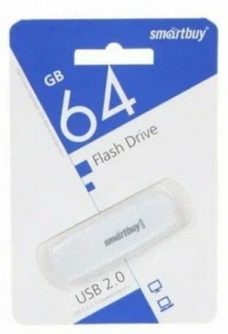 Smartbuy USB 2.0 64Gb Scout White флешка