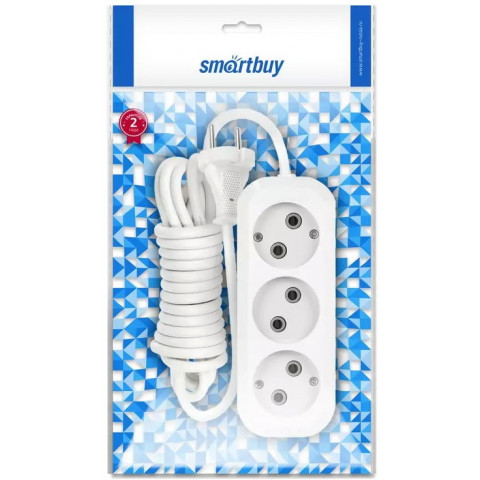 Smartbuy SBE-10-3-07-N 3 розетки, 7м удлинитель