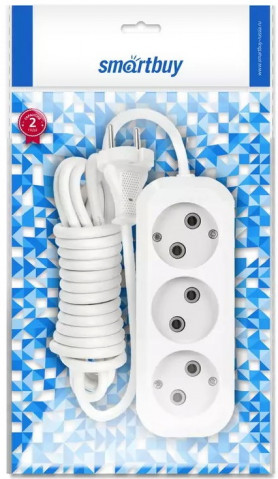 Smartbuy SBE-10-3-07-N 3 розетки, 7м удлинитель Smartbuy SBE-10-3-07-N 3 розетки, 7м удлинитель