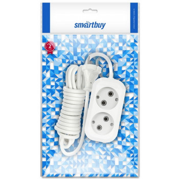Smartbuy SBE-10-2-02-N 2 розетки,2м удлинитель Smartbuy SBE-10-2-02-N 2 розетки,2м удлинитель