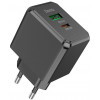 Hoco CS14A  3A 20W USB, Type-C Black зарядное устройство