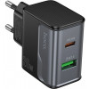 Hoco CS71A 20W Type-C Black зарядное устройство