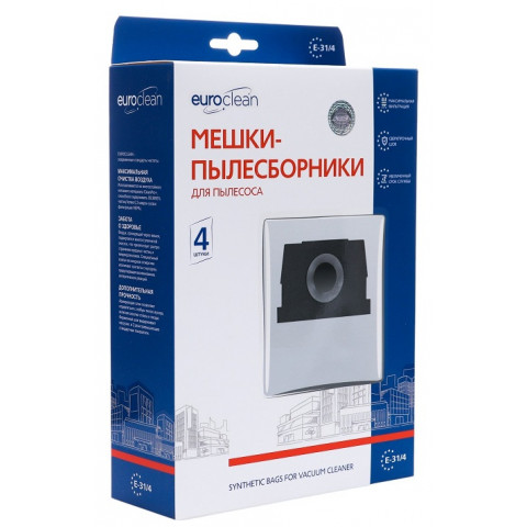 Euro Clean E-31/4 пылесборники (4шт.) Rowenta