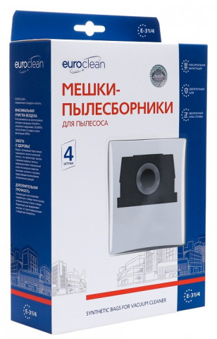 Euro Clean E-31/4 пылесборники (4шт.) Rowenta Euro Clean E-31/4 пылесборники (4шт.) Rowenta