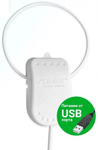 Divisat Волжанка Ловит Про USB 3м антенна активная, комнатная Divisat Волжанка Ловит Про USB 3м антенна активная, комнатная