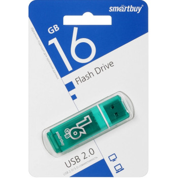 Smartbuy USB2.0 Flash drive 16Gb Glossy Green Smartbuy USB2.0 Flash drive 16Gb Glossy Green