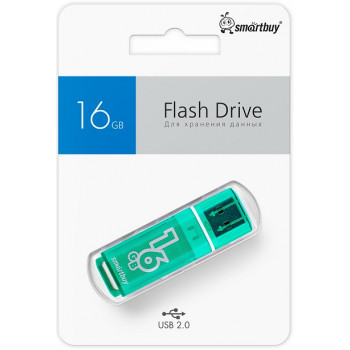 Smartbuy USB 2.0 16Gb Glossy Green флешка Smartbuy USB 2.0 16Gb Glossy Green флешка