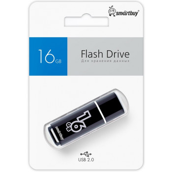 Smartbuy USB 2.0 16Gb Glossy Black флешка