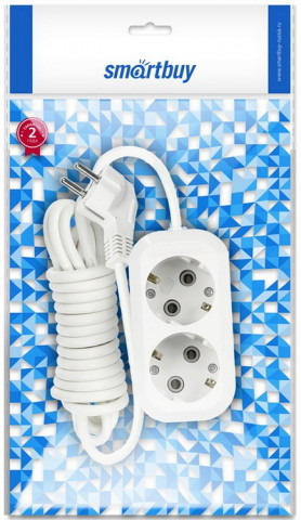 Smartbuy SBE-16-2-05-Z 2 розетки,5м,с/з удлинитель Smartbuy SBE-16-2-05-Z 2 розетки,5м,с/з удлинитель
