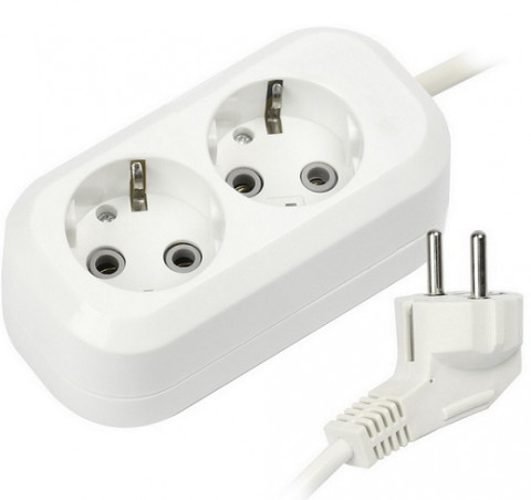 Smartbuy SBE-16-2-05-Z 2 розетки,5м,с/з удлинитель Smartbuy SBE-16-2-05-Z 2 розетки,5м,с/з удлинитель
