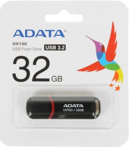 Adata USB3.2 32Gb UV150 Flash Drive (Black) флешка
