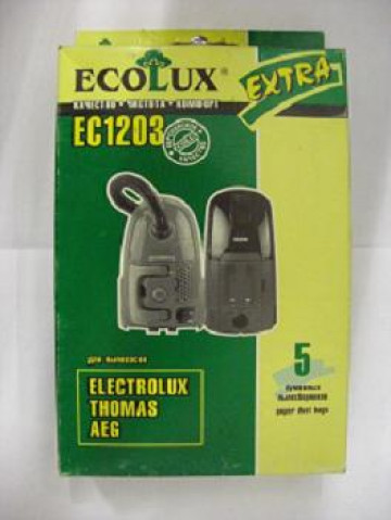 Ecolux EC 1203 пылесборники (5 штук) Electrolux